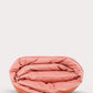 Classic Percale - Duvet Cover Set - Peach with White Piped Edge