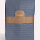 Sateen Stripe - Core Bedding Set (Flat) - Dark Grey