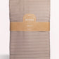 Sateen Stripe Duvet Cover- Cappuccino