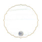 Linen Service Napkin Set of 6 pieces - White & Blue