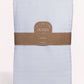 Sateen Stripe Duvet Cover - White