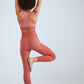 Seamless Legging Bustier Set - Pink