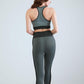 Seamless Legging Bustier Set - Green