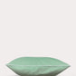 Classic Percale - Duvet Cover Set - Jade Green with White Piped Edge