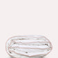 Classic Percale - Duvet Cover Set - White with Peach Piped Edge