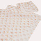 Rainbow Muslin Baby Poncho - White & Pastel Colours - Ocoza