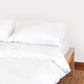 Lavish Sateen Duvet Cover - White