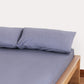 Sateen Stripe Pillowcase 2pcs - Dark Grey