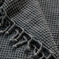 Waffle Cotton Blanket - Indigo