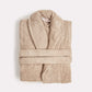 Spa Cotton Bathrobe Set 3 pcs -Beige - Ocoza