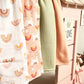 Organic Muslin Baby Blanket - Salmon - Ocoza