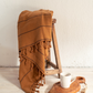 Boa Cotton Throw - Rust & Black