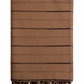 Boa Cotton Throw - Rust & Black