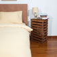 Classic Percale Duvet Cover - Cream