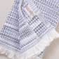 Sea Sand Cotton Hand Towel - Navy Blue