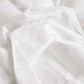 Sateen Stripe - Core Bedding Set - Oil Green & White