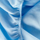Reversible Percale Bedding Set - Blue & Baby Blue