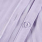 Sateen Stripe - Core Bedding Set - Lilac & Grey
