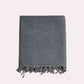 Waffle Cotton Blanket - Indigo