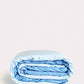 Reversible Sateen Duvet Cover - Blue & Baby Blue