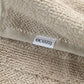 Cotton Velvet Towel Set - Milk Chocolate (2 pieces)