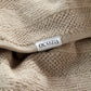 Cotton Velvet Towel Set - Milk Chocolate (2 pieces)